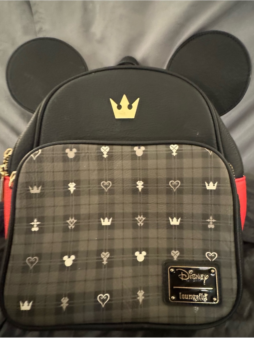 Loungefly Disney Kingdom Hearts Mickey Key Convertible Backpack WDBK0932
